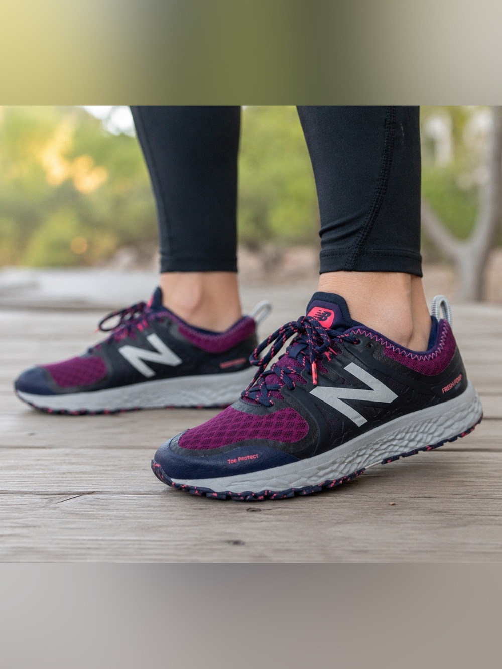 New Balance Fresh Foam Arishi Trail Running Shoes Women’s 7.5 Purple Pink